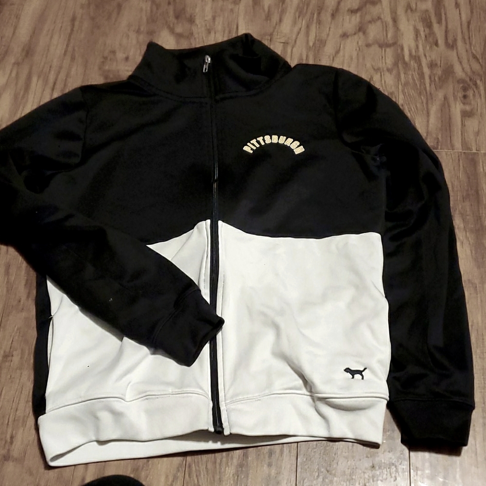 PINK pittsburgh pirates zip up jacket